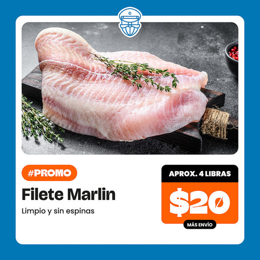 Promoción Filete Marlin 4lb x $20