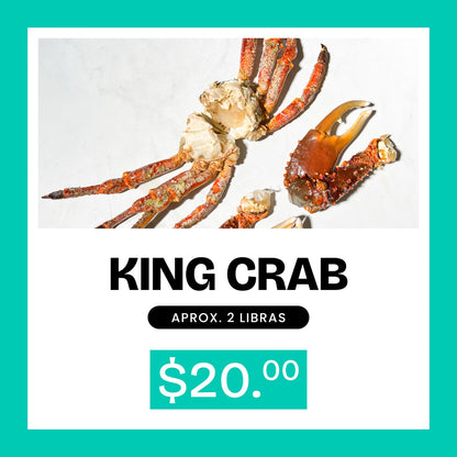 AGOTADO Promoción King Crab Premium - 2lb x $20