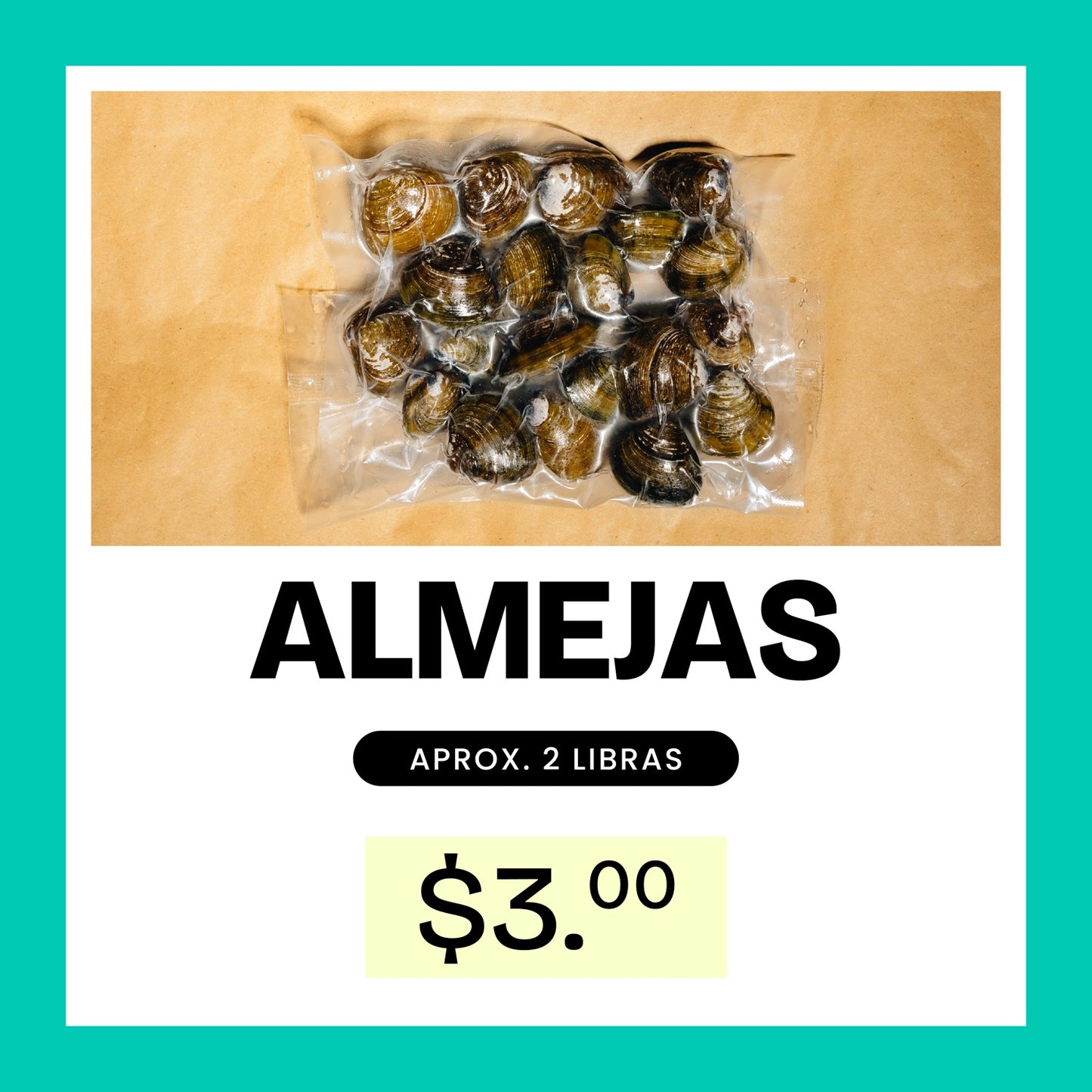 Promoción Almeja - 2lb x $3