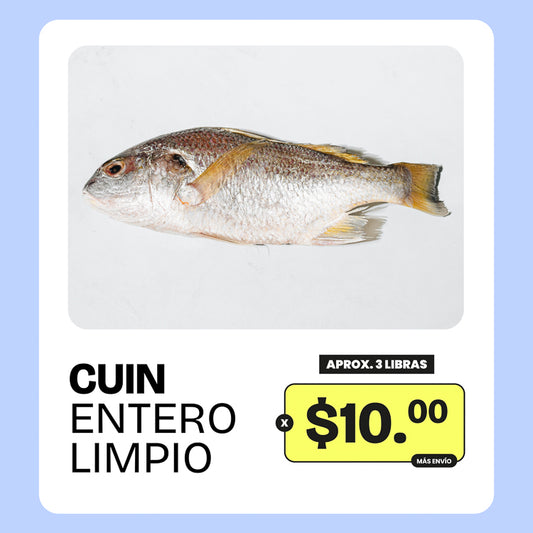 Promoción Cuin Entero Limpio - 3lb x $10