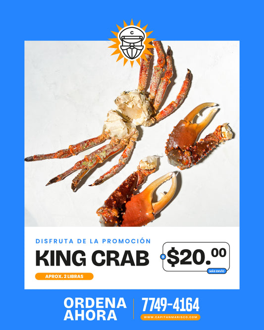 Promoción King Crab Premium - 2lb x $20