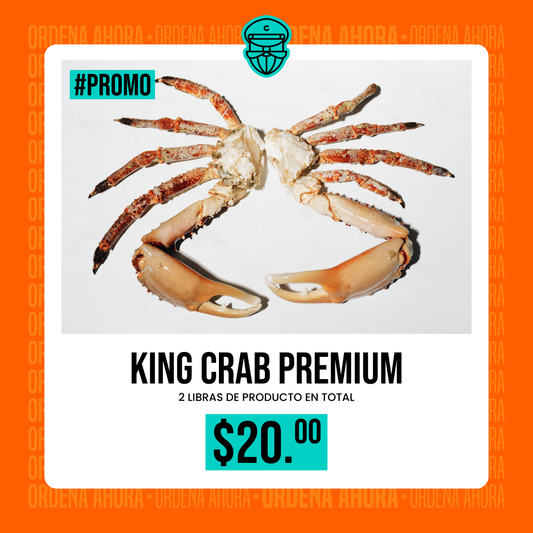 Promoción King Crab Premium - 2lb x $20