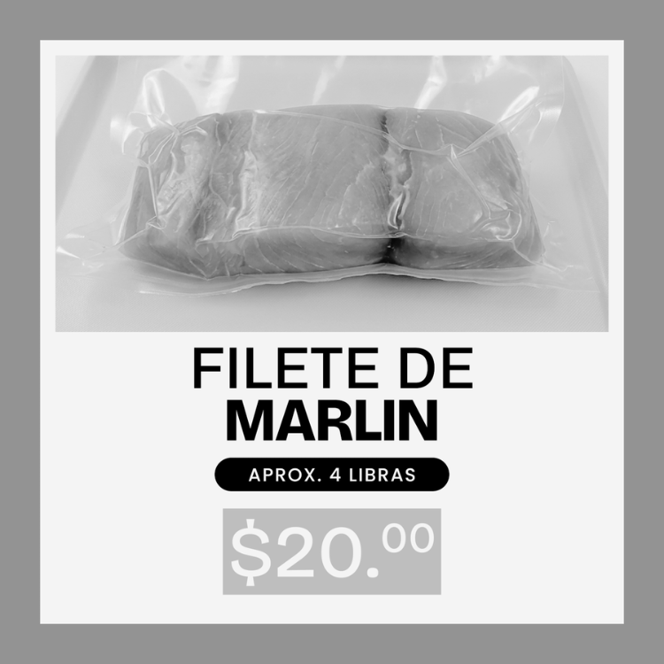 (AGOTADO) Promoción Filete Marlin 4lb x $20